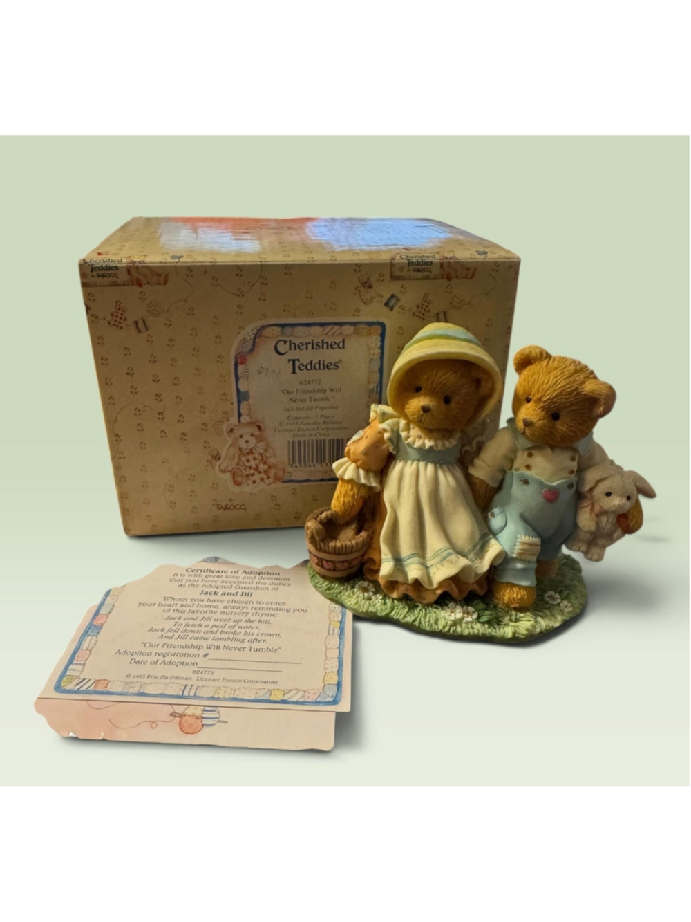 Cherished Teddies Jack & Jill Figurine 624772